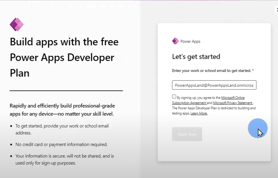Power Apps Login Authentication